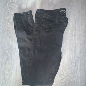 Olive American Eagle Super Stretch Jeggings
